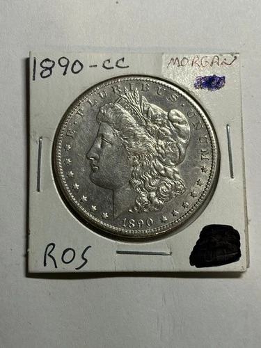 1890-CC Morgan Silver Dollar Nice AU+ Better Date CC