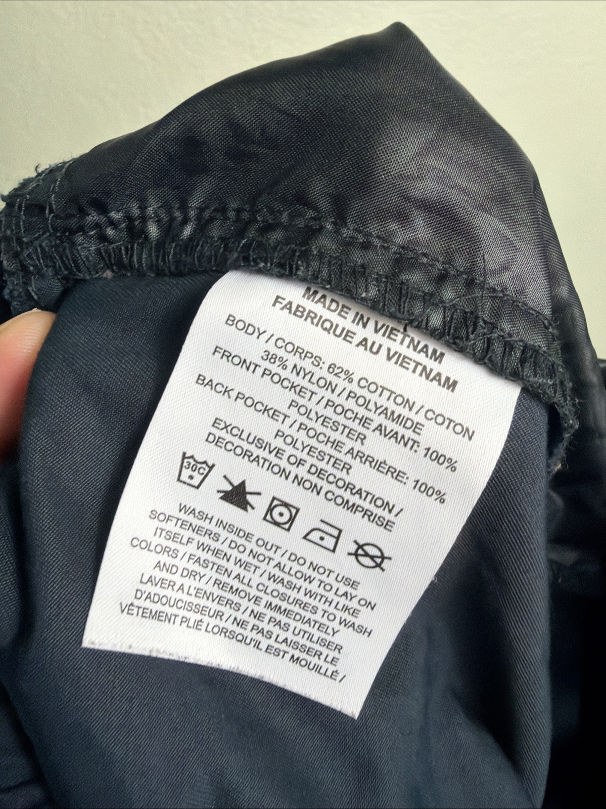 Nike Men's Unlined Utility Cargo Joggers XL Black Pockets DD5207-010 32x29 Stain thumbnail 18