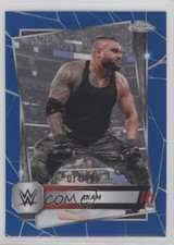 2025 Topps Chrome WWE Blue Refractor 14/150 Akam #31 v1x