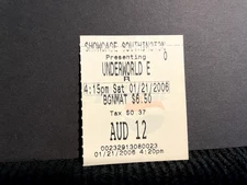 Vintage Movie Ticket Stub Underworld Evolution
