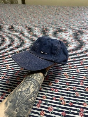 Nike Mütze Cap Swoosh Logo FADED Blau One Size Dad