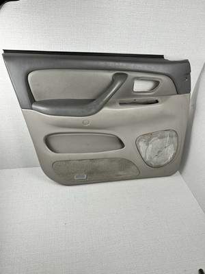 01-07 TOYOTA  TUNDRA FRONT LEFT  DOOR TRIM PANEL GRAY FK11 OEM