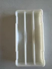 Vintage The American Cabinet Company Dental Instrument Tray #18 Milk Glass