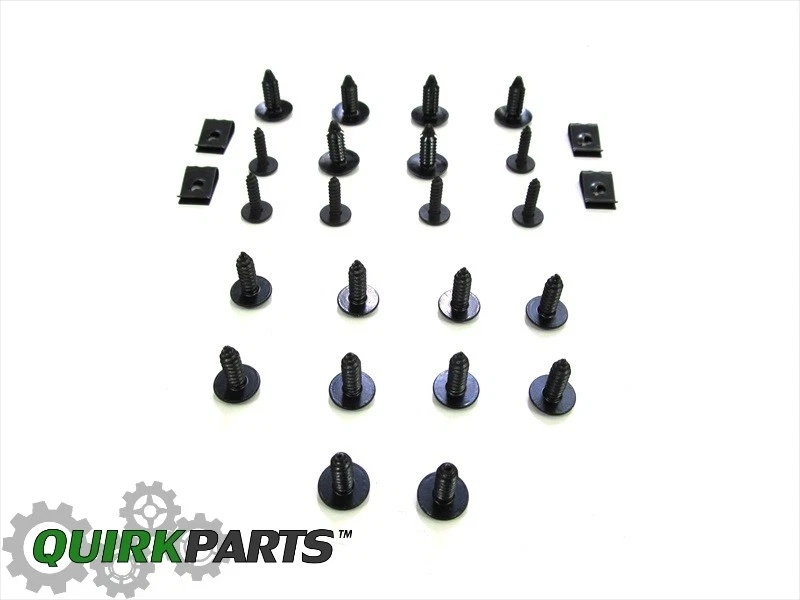 2007-2018 Jeep Wrangler JK Front & Rear Molded Splash Guards Mud Flaps Mopar Foto 4 de 4