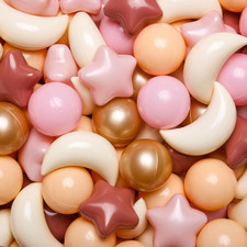 Ball Pit Balls Stars Moon Shapes Plastic Pitballs for Toddler Play Tent Baby Pho