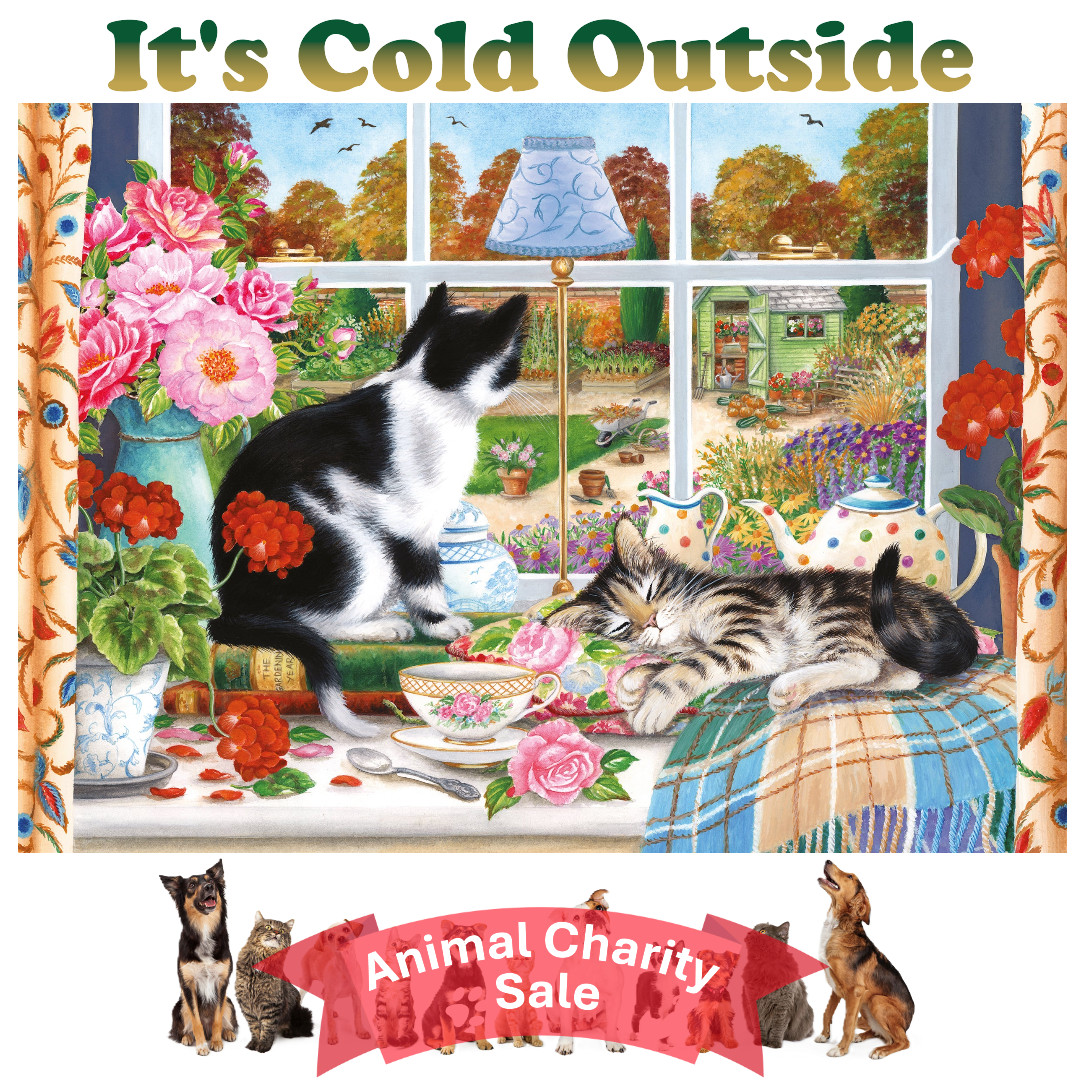 1000 Piece Jigsaw Puzzle - It's Cold Outside - Sale For Our Animal Charity - New