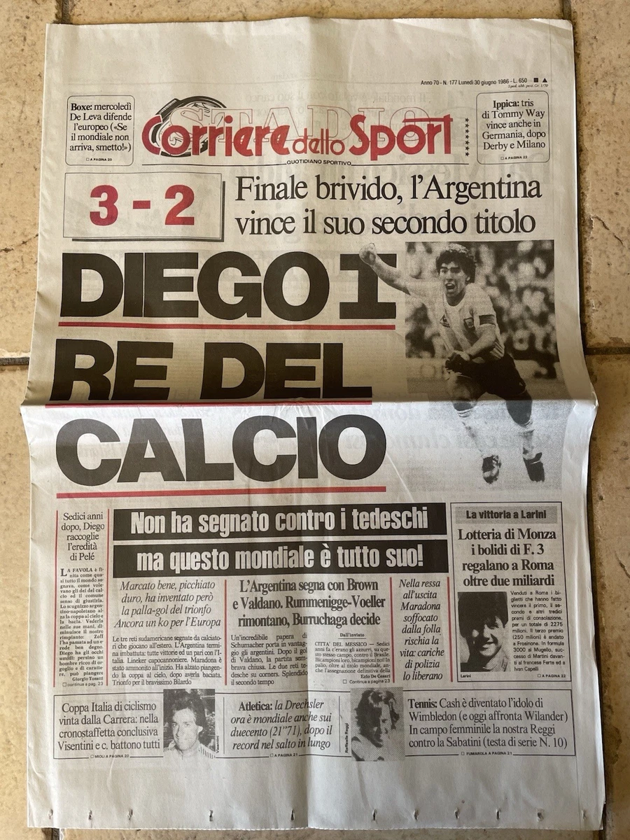 Corriere Dello Sport – 15 Juin 1982 – Journal Italien Vintage