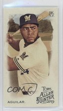 2019 Topps Allen & Ginter Mini Brooklyn Back 2/25 Jesus Aguilar #39 0s3