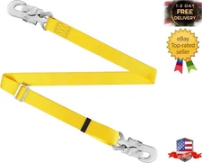 Hunting Safety Harness, Tree Climbing Belt Restraint Lanyards, Yellow