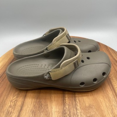 Crocs ACE boating clogs mens size 12 Crocs Unisex Ace Boating Clogs Graphite/Volt 10376 Non- Slip  main image 3