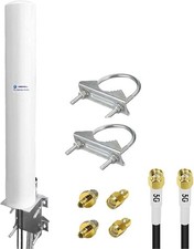 4G LTE 5G Antenna Outdoor, 600-7000MHz 2X2 MIMO External Antenna, Up to 4.5 d...