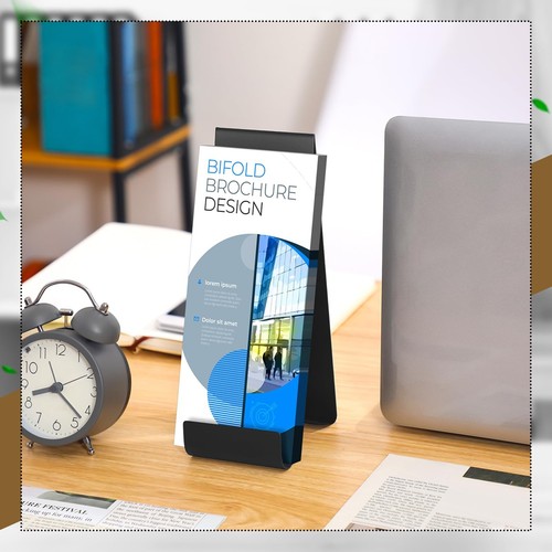 4 Pcs Metal Fancy Brochure Holder Display Flyer Literature Organizer P2J33105 - Imagen 6 de 6