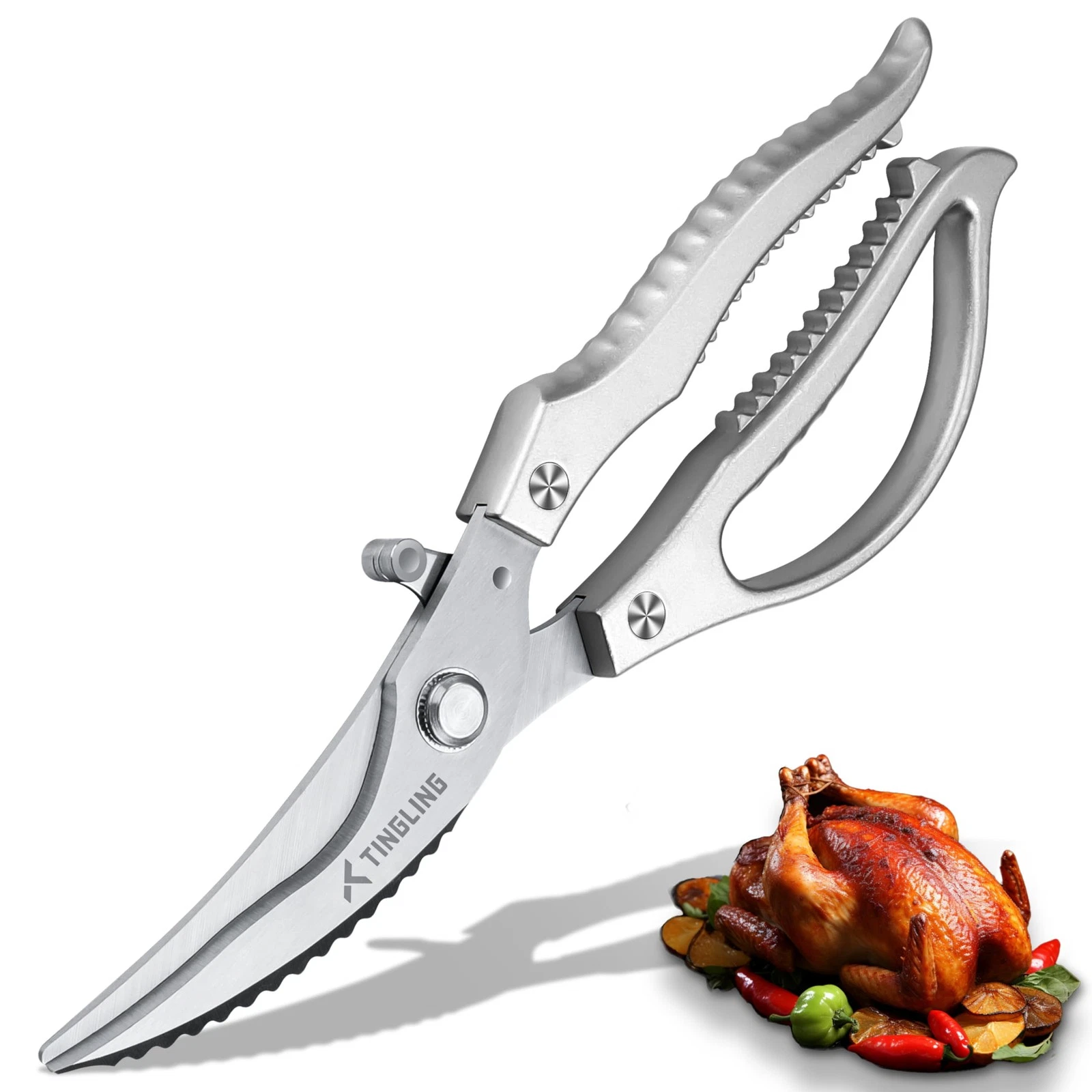 Kitchen Scissors for Food All Purpose: Heavy Duty Poultry Shears for Chicken ...
Opens in a new wind