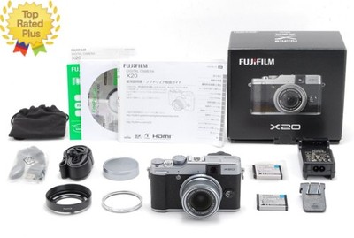 【Top Mint w/ Box】 FUJIFILM Fuji X Series X20 12.0MP Digital Camera Silver JAPAN