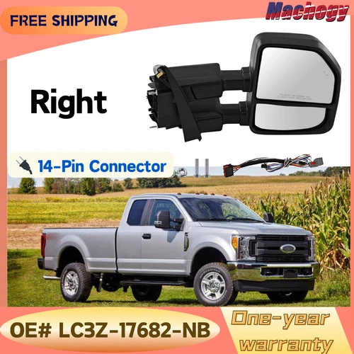 Ford Super Duty F250 F350 Mirror Passenger Side Right 2020-2022 LC3Z17682NB NEW