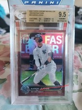 2022 Topps Chrome Ben Baller Aaron Judge 1/5 #99 BGS 9.5 🔥POP 1 !!!🔥
