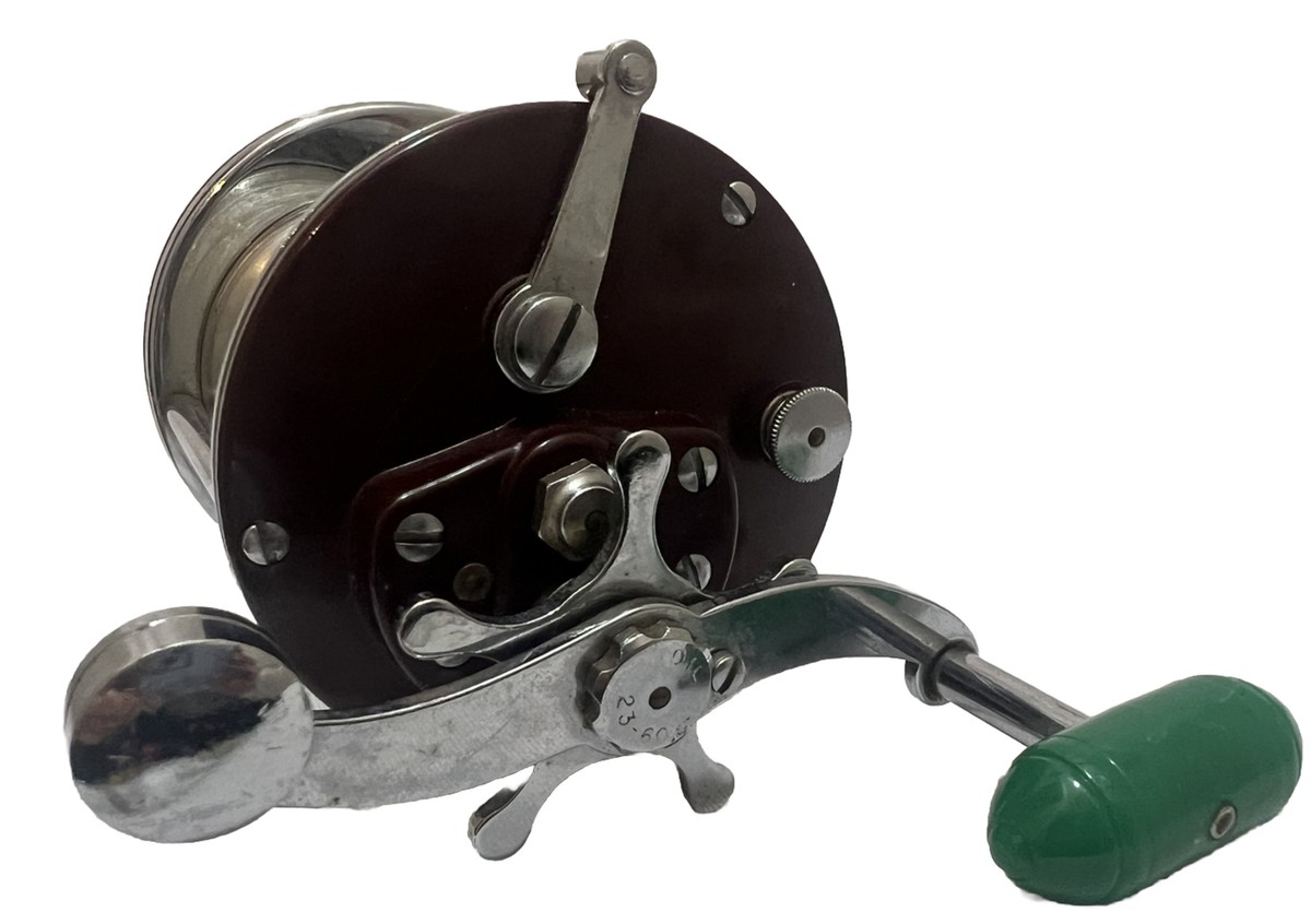 Penn Peer No. 209 ベイトリール vtg penn peer no 209 fishing reel with unique green handle | eBay