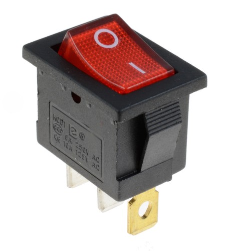 Interruttore a dondolo rettangolare on/off auto cruscotto cruscotto SPST 12 V - Foto 7 di 11