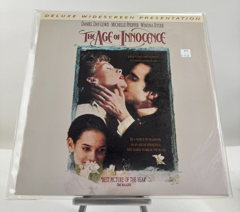 VTG The Age of Innocence 1993 Laserdisc 2-LD Widescreen 2:35 Columbia DS69