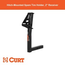 Hitch-mounted Spare Tire Mount Fits 2 Receiver
