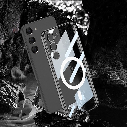 Magsafe Wireless Charger Case For Samsung galaxy S23 Ultra S23 Plus Clear Cover eBay