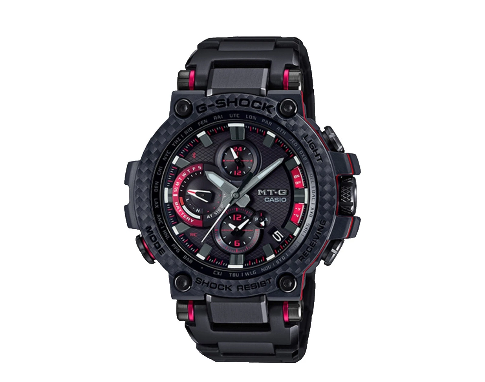 G-SHOCK MT-G Quartz Solar Powered Wristwatches