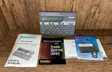 Franklin Spelling Ace SA-98 Handheld Dictionary Thesaurus w/ Manuals FOR PARTS