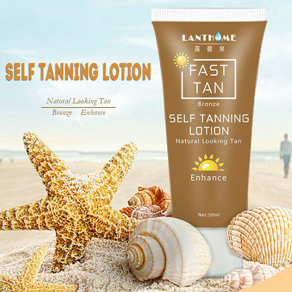 Lanthome Fast Self Sun Tan TANNING Enhance Lotion Cream Natural Bronze