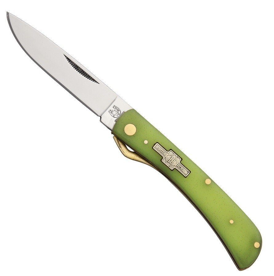 Rough Rider Sod buster pocket Knife Glow Liner locking blade Work