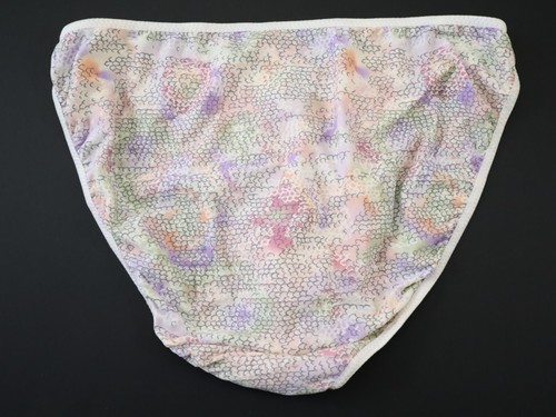 NEW Barely There TRUE VTG Y2K 00s Silky Microfiber String Bikini Panty LARGE - 第 7/8 張圖片