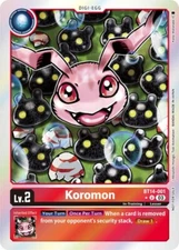 Koromon Box Topper Foil - BT14-001 NM - Digimon TCG
