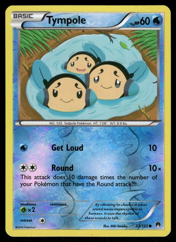 Tympole Reverse Holo 33/122 XY - BREAKpoint Pokemon - Afbeelding 1 van 2