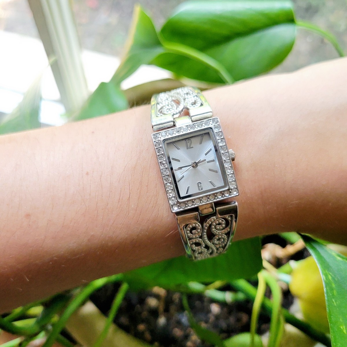 ?Pt. 2- VTG Gorgeous Silver & Rhinestone Watch? Vintage Rhinestone Watch | Mercari main image 3