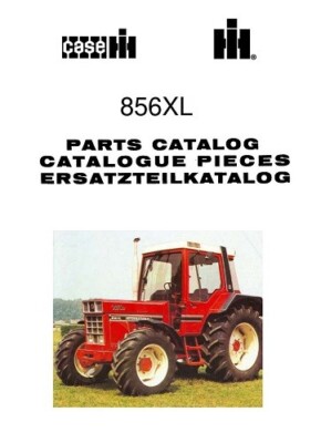 CASE International 856 XL Ersatzteilkatalog, 379 Seiten, in vier Sprachen
