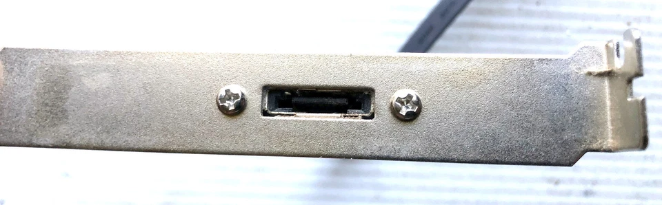 Male STAT to Female eSata Back of Case External Port From SATA Motherboard Point - Image 2 of 2