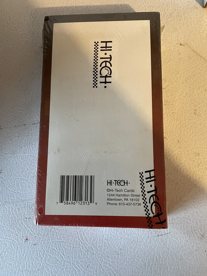 1994 Hi-Tech Brickyard 400 Racing Preview Box NIB Sealed 24 Packs NASCAR - Image 2 of 2