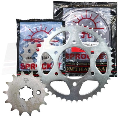 JT Front & Rear Sprocket Steel 428-14T+45T For YAMAHA YZF-R15