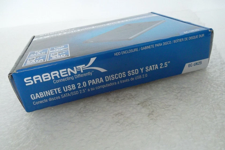 Sabrent 2.5" SSD & SATA to USB Enclosure External Hot Swappable PC/Mac EC-UK25 - Image 4 of 4