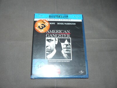 American Gangster - Top BR mit Denzel Washington, Russell Crowe neu und eingesch