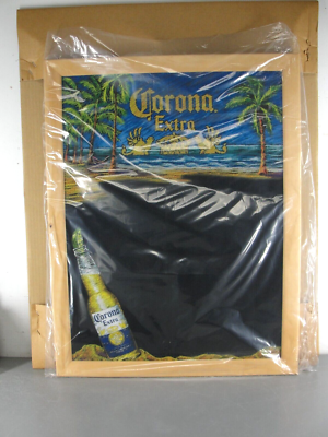 CORONA BEER CHALKBOARD MENU SPECIAL BOARD SIGN BAR MANCAVE WOOD