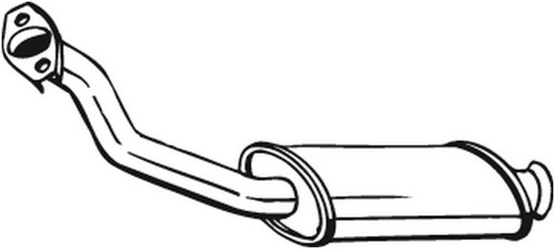 69 CV SILENZIATORE ANTERIORE PER PEUGEOT Partner CAS/Lim. Sp. 5, G 1.9 D 4x4 KW