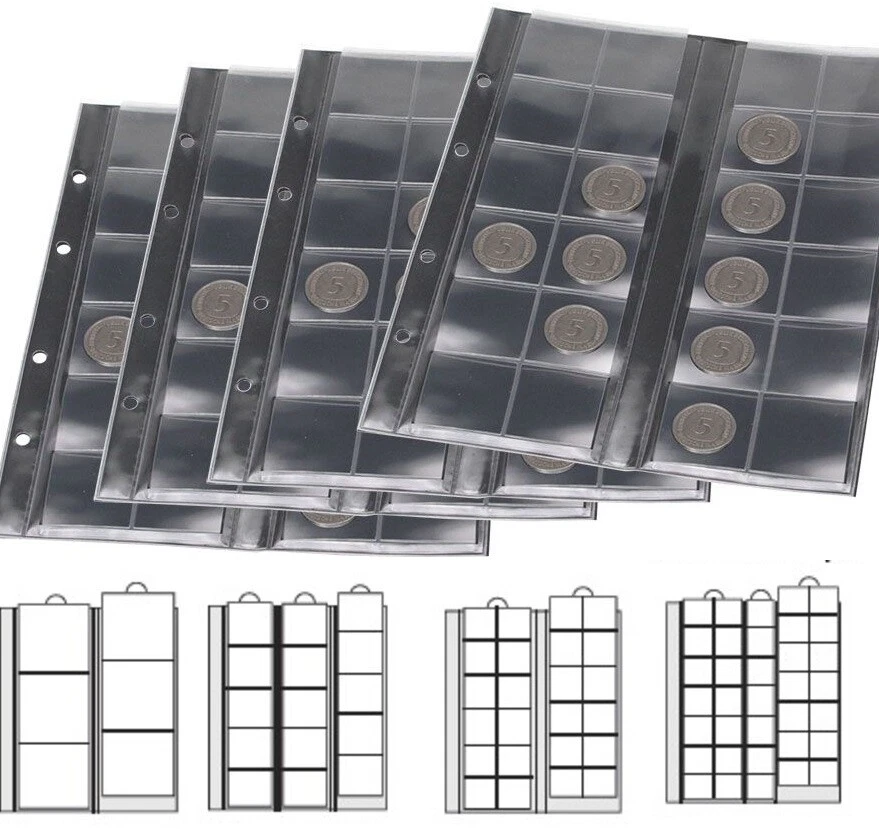 SAFE Artline Premium Münzhüllen Münzen Blätter 7390 7391 7392 7393 7394 7395