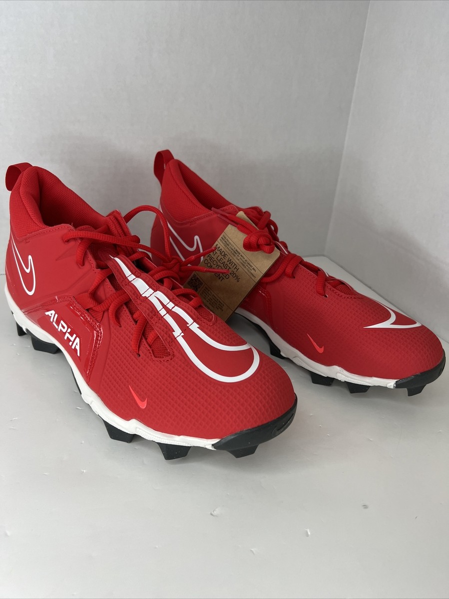 Nike Alpha Menace 3 Shark University Red Football Cleats  display picture 3