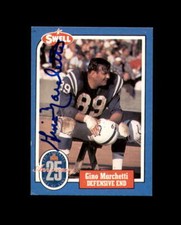 Gino Marchetti Signed 1988 Swell Greats Baltimore Colts Autographed