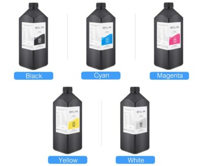5x1000ML LED UV Ink For Epson 1390 R1800 4800 4880 7880 9880 UV Flatbed Printer
