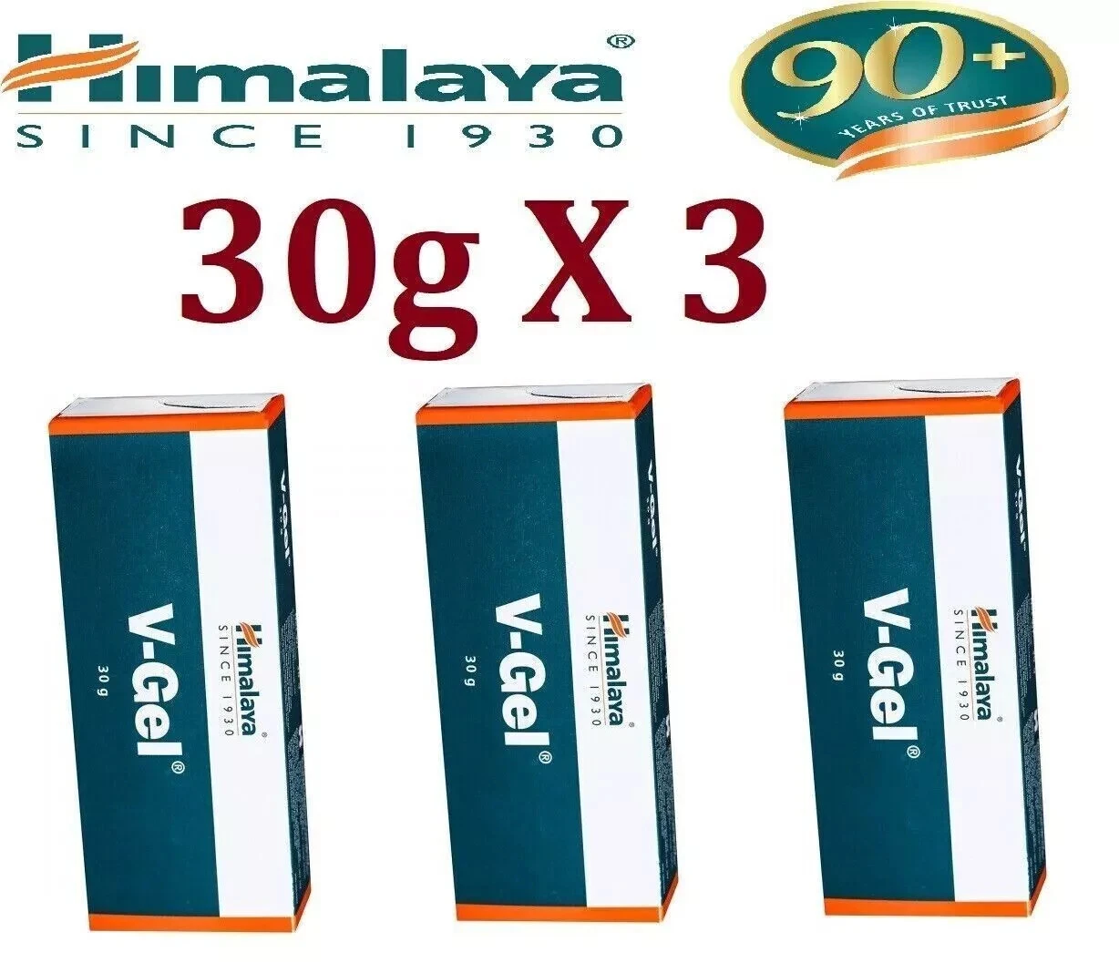 Himalaya V-Gel 30g x3 | Women's Intimate Health Support | Exp 2027 or 2028