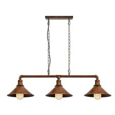 Industrial Vintage Metal Pipe Wall Ceiling Light E27 Pendant Lamp Retro Style