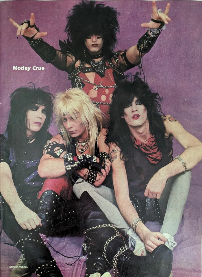 Hit Parader Spring 1985 Heavy Metal Awards 84 Motley Crue, Van Halen, Ratt, KISS - Image 3 of 4
