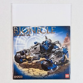 Lego Bionicle 8993 Kaxium V3 Motorcycle & SideCar Vehicles *Instructions Only*