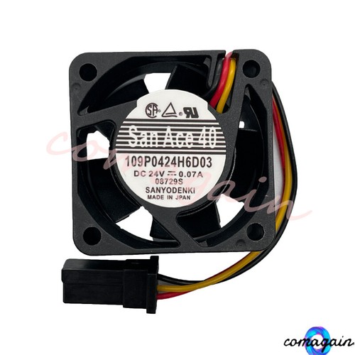 24V 0.07A 40*40*20mm 3-Pins For SANYO 109P0424H6D03 Fanuc Cooler Cooling Fan - Picture 2 of 4